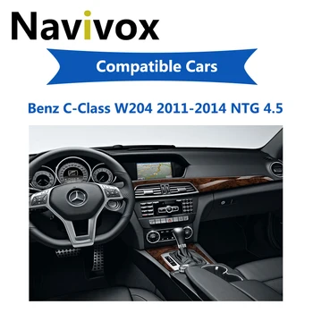 Navivox 4G LTE Android 10 Radio Auto Pentru Benz C Class W204 CDI 4Matic 2011-Qualcomm Snapdragon Wireless Carplay Audio Player