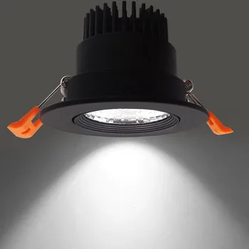 Regulable LED downlight empotrado foco 3w5w7w10w12w15w20w30w... COB AC110-220V