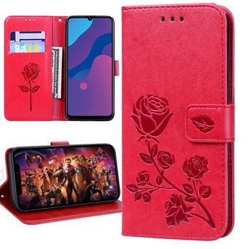Caz de telefon pentru Blackview A70 Pro A60 A80 Plus A80S Max 1 Flip Wallet Drăguț 3D Flori din Piele Acoperi