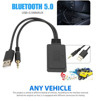 Bluetooth 5.0 Receptor Adaptor Wireless Adaptor USB + Jack de 3,5 mm Stereo Audio Pentru Masina AUX Boxe Căști Receptor Handsfree