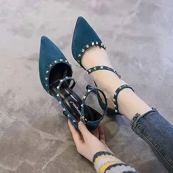 Doamnelor Vânt Nit Moda Stilet Tocuri Ascuțite, Negru de sex Feminin Unic Sălbatic Pantofi 2021 Primăvară Nouă de Pantofi pentru Femei Valul NA-02