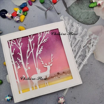 Crăciun elan moare de tăiere Scrapbooking Noi 2020 DIY Scrapbooking album foto Decorative Relief DIY Hârtie Card