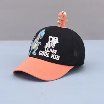 LDSLYJR 2021 noi de stil de Desene animate dinosaur ochiurilor de plasă de bumbac Casquette Baseball Cap Reglabil Snapback Pălării pentru copii băiat și fată 178