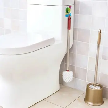 Din oțel inoxidabil, toaletă perie curatare perie Spirala de Plastic de design Puternic și robust Baie instrumente de curățare