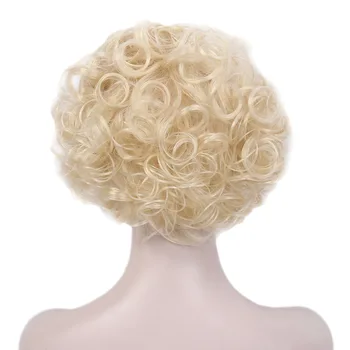 Marilyn Monroe Peruca Cosplay Femei Fete Sex Feminin Scurt Blond Cret Petrecere Temperatură Înaltă Fibra Par Sintetic Peruci + Capac De Peruca