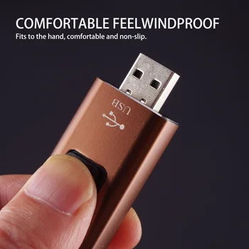 USB Bricheta Arc Subțire de Plasmă Brichete Windproof Electronice Bricheta Reîncărcabile pentru Nefumători fără flacără Gadget-uri pentru Barbati