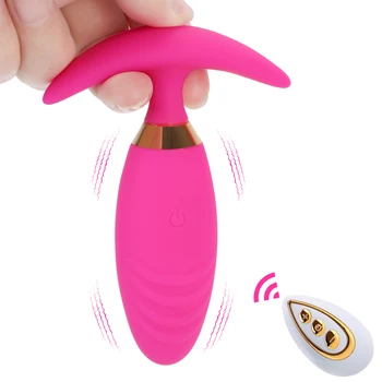 Stimularea clitorisului Portabil Vibrator Vibrator Cu 10 Viteze Jucarii Sexuale pentru Femei Luminos de la Distanță fără Fir G Spot Masaj
