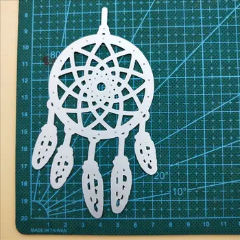 Dreamcatcher Tăiere de Metal Moare de Mari dimensiuni Scrapbooking Pentru nunta Carte de a Face DIY Relief Reduceri Nouă Ambarcațiune Model