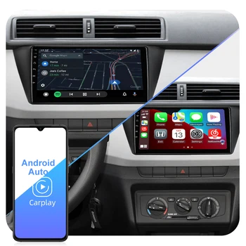ISUDAR T72 4G Android 10 Radio Auto Pentru Skoda Fabia 2016 2017 2018 2019 GPS CANBUS Stereo Cu Ecran Bluetooth Nu 2din