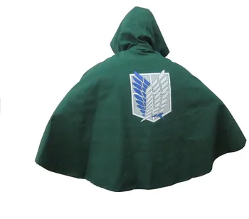 Atac Pe Titan Mantie Shingek Nu Kyojin Scouting Legiunea Cosplay Costum Verde Pelerine