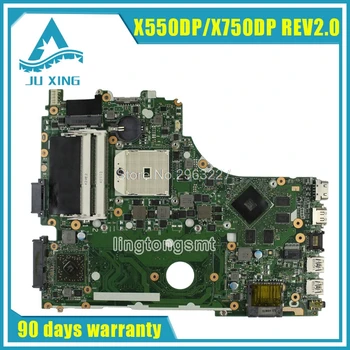 Trimite bord+X550DP Placa de baza rev2.0 Pentru Asus X750DP K550D X550D X550DP Laptop placa de baza X550DP Placa de baza X550DP Placa de baza