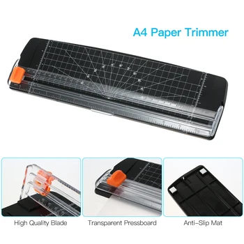 Aibecy Portabil Hârtie Trimmer A4 Hârtie de Dimensiune Cutter Mașină de tăiat 12 Inch Lățime de Tăiere pentru Ambarcațiuni de Hârtie Foto Hârtie Laminată