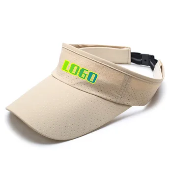 Logo-Ul Personalizat Reglabil Soare, Șapcă De Baseball Pentru Femei Golf Pălării De Soare De Vară Oameni Care Rulează Quick-Uscare Capace De Plajă Goală Top Sport Pac