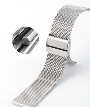 20mm 22mm Curea Pentru Samsung Galaxy Watch 46mm 42mm Stainless Steel Automatic Adsorbție Brățară Pentru Ceas Huawei 2 Amazfit Bip