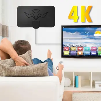 4K Digital Antena TV de Interior Cu Amplificator Amplificator de Semnal Europene și Americane 1600 Km Interioară TV BOX HDTV Digital Antena