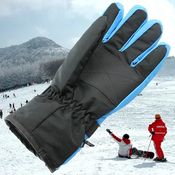 Cald Bărbați Impermeabil, Windproof În Aer Liber Mănuși Cu Un Deget Mănuși Cu Cinci Degete Termică Schi, Alpinism, Ciclism, Drumeții Sport
