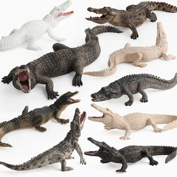 Simulare de Animale Jucarii pentru Copii de Cunoștințe Crocodil Model Realiste Crocodil PVC de Colectare de Jucării pentru Copii Cadou Cifrele de Acțiune
