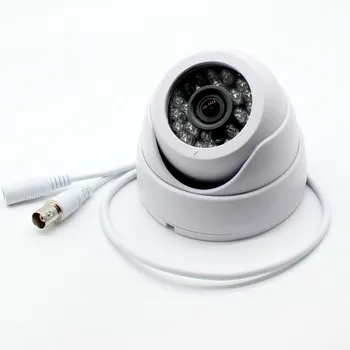 Cupola de Plastic Alb Starlight 1080P AHD 960H CCTV aparat de fotografiat Sony IMX323+NVP2441 de Securitate de iluminare Scăzută