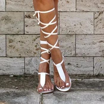 Noi Gladiator Femei Sandale Plate Doamnelor Clip Toe Cruce Curea Curea Sandale Pantofi de Femeie Plaja Gratuit-obligatoriu Sandalen Dames 2021
