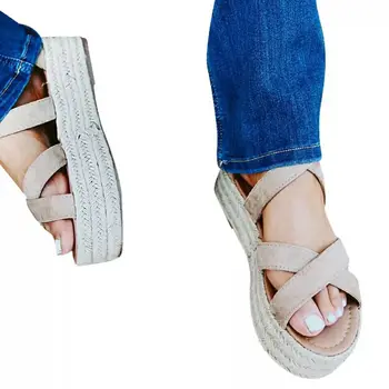 Femei Sandale Cu Platforma Groasa Pantofi Femei Peep Toe Tocuri Inalte, Sandale De Vară Fund Gros Pantofi Încăltăminte Într-Femme