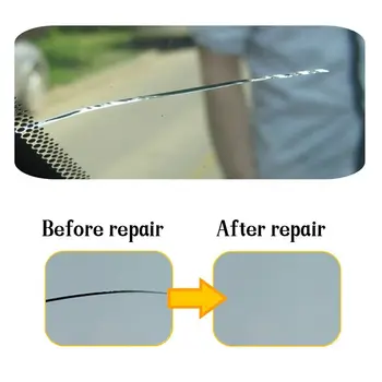 Sticlă Auto Crack Instrumente De Reparații Zero Parbriz Din Plastic + Cauciuc Piese