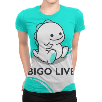 Tricou femei BIGO LIVE 3D Kawaii Doamnelor Supradimensionat tricou Tricouri Tricou Topuri Haine pentru Femei Haine pentru Femei Tricou Fete