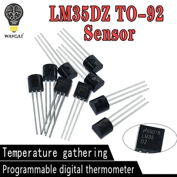 Circuit integrat LM35DZ SĂ-92 LM35 Precizie Celsius Senzor de Temperatură Pentru IC cu Impedanță Redusă