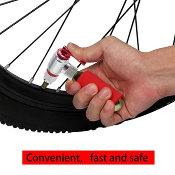 Cilindru de Pompă Portabilă cu Bicicleta Ciclism Rapid Pneumatic Duza de Gaz Biciclete CO2 Adaptor pentru Exterior Ciclu de Ciclism de Divertisment