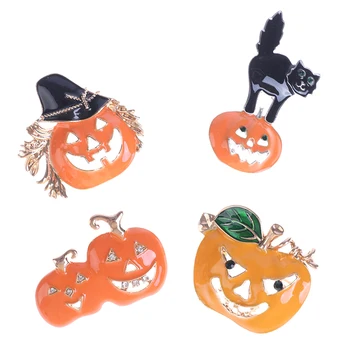 Dovleac De Halloween Desene Animate Email Broșă Pin Guler Insigna De Bijuterii Cadou Unisex