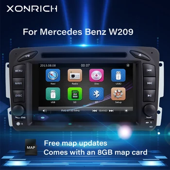 Xonrich 2 Din Masina DVD Player Multimedia Pentru Mercedes Benz W168 Vito W639 Vaneo W639 W209 M/MLW463 de Radio-Navigație GPS Stereo