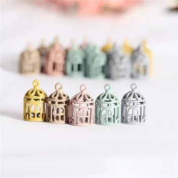 Casa Papusa Model De Jucărie Accesorii Mini Colorate Colivie Ornamente Pop