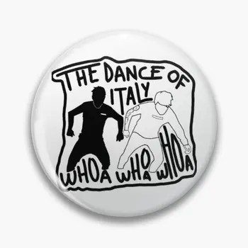 Dans Din Italia Unus Annus Autocolant Smalț Moale Pin Badge Decorative Haine Insigna de Rever Pin Broșă de Bijuterii pentru Femei