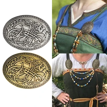 Viking Medieval Broșe Pin Mantie Șal Eșarfă Pin Nordic Bijuterii
