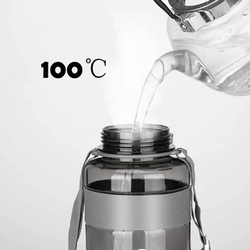 700ml-3000ml de Sport în aer liber Sticla de Apa de Mare Capacitate Sticla de Apa de Plastic cu Paie BPA Cana de Apa Cana de Suc
