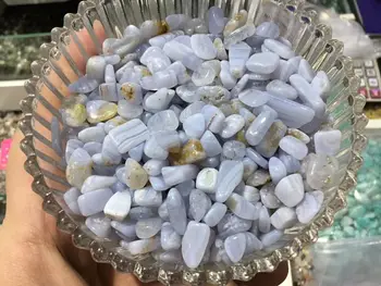 Naturale Agat Dantela Albastru de Cristal Pietriș de Cuarț, Cristal de Stâncă Chips-uri de Demagnetizare Pietre Naturale și Cristale