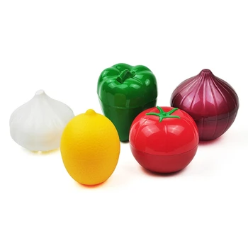 X7AB Creative Bucătărie Alimente mai Clare de Legume Recipient Ceapă Usturoi Roșii de Lamaie Verde, Piper Frigider Proaspete Cutie de Depozitare