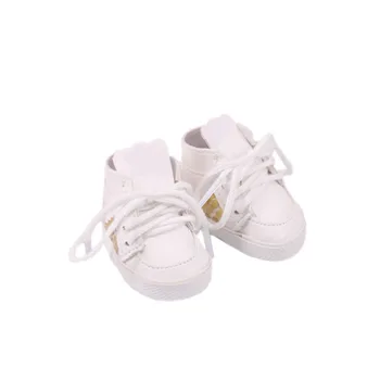 Papusa Pantofi cu Dungi Stil de Pantofi de Sport Pentru 14,5 Inch American Doll & 32-34Cm Paola Reina Papusa & EXO 1/4 BJD Papusa Pentru Copii Jucarie Cadou