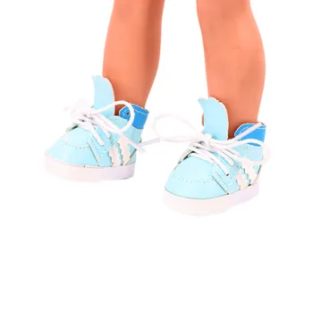 Papusa Pantofi cu Dungi Stil de Pantofi de Sport Pentru 14,5 Inch American Doll & 32-34Cm Paola Reina Papusa & EXO 1/4 BJD Papusa Pentru Copii Jucarie Cadou