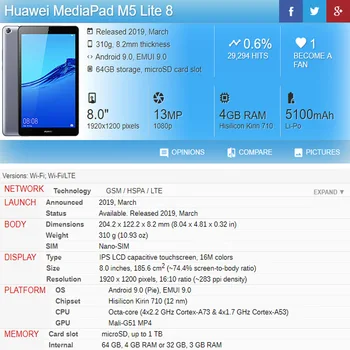 Slim Flip PU Piele Caz Pentru Huawei MediaPad M5 lite 8 JDN2-W09/AL00 8.0 inch smart cover pentru huawei m5 lite 8 Caz +FilmGift