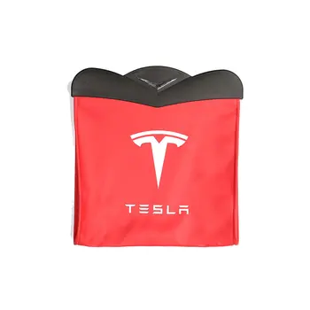 Masina Agățat De Depozitare Gunoi Sac De Gunoi Interior Bancheta Spate Sac De Buzunar Container De Gunoi Pentru Tesla Model 3 X S Y Accesorii Auto