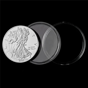 American Zeita Replica 1 Uncie Troy Statuia Libertății Vulturi de Argint Placat cu Monede Comemorative