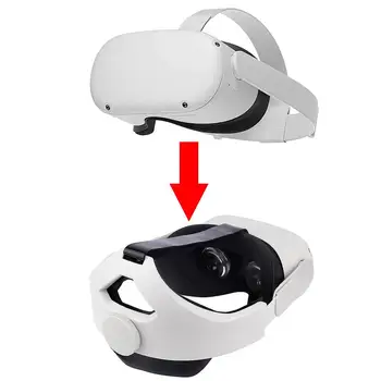 Reglabile Curea Pentru Oculus Quest 2 set de Căști VR Bentita Pentru Oficial Oculus Quest 2 VR Accesoriu de Confort În Jocuri de noroc VR