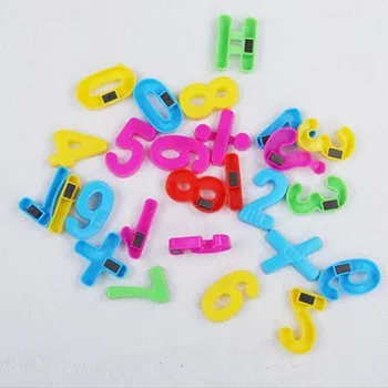 Cadou Un Set De Magneți De Predare Alfabet Set De 26 De Colorat Magnetic Frigider Scrisori & Numere De Educație Învețe Copil Drăguț Jucărie Pentru Copii