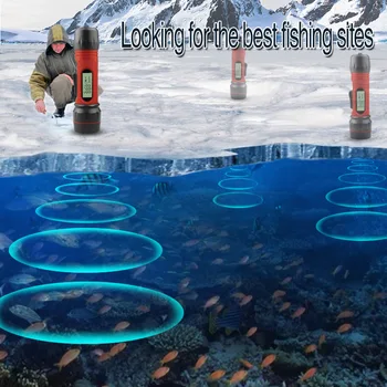 Wireless Sonar Fish Finder Portabil Echo Sounder 100M Adâncime Digital Impermeabil se Ocupe de Pescuit de Gheață Finder Lac de Pește de Mare Detector