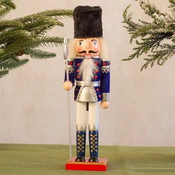 Regele spargatorul de Nuci de Colectie din Lemn Soldat Marionetă Cabinet Vin Ornamente Decor Festiv de Crăciun Decor de Vacanță MAZI888