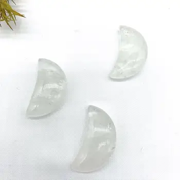 1 BUC Naturale Cristale Albe Luna în Formă de Cristal de Cuarț, Piatră prețioasă Piatră de Vindecare Reiki Cadou Pietre Naturale și Minerale