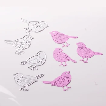 Metal pasăre Mică set de hârtie, mor de tăiere moare pentru Scrapbooking/DIY Paști nunta de Halloween carte de Paște