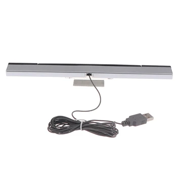 De vânzare la cald Jocul accesorii Wii Senzor Bar cu Fir Receptoare de Semnal IR Ray USB Plug Înlocuitor pentru Nitendo de la Distanță