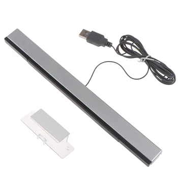 De vânzare la cald Jocul accesorii Wii Senzor Bar cu Fir Receptoare de Semnal IR Ray USB Plug Înlocuitor pentru Nitendo de la Distanță