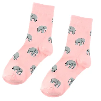 2021 Alpaca Elefant, Vulpe, Iepure Animal șosete de Bumbac Casual Șosete Calde Femei Streetwear Drăguț Amuzant Șosete Fericit Lung Calcetines